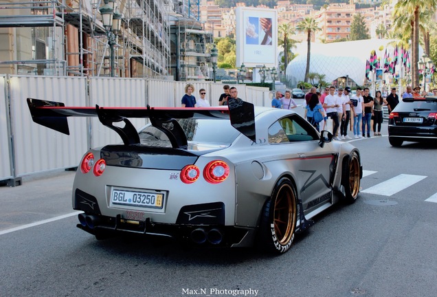 Nissan GT-R Brill Steel x Rocket Bunny