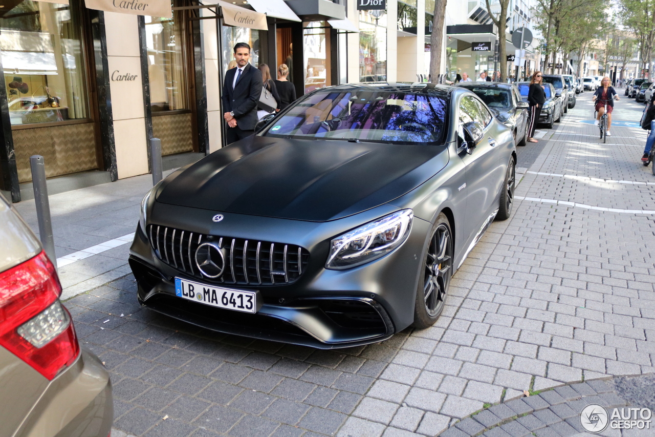 Mercedes-AMG S 63 Coupé C217 2018 Yellow Night Edition