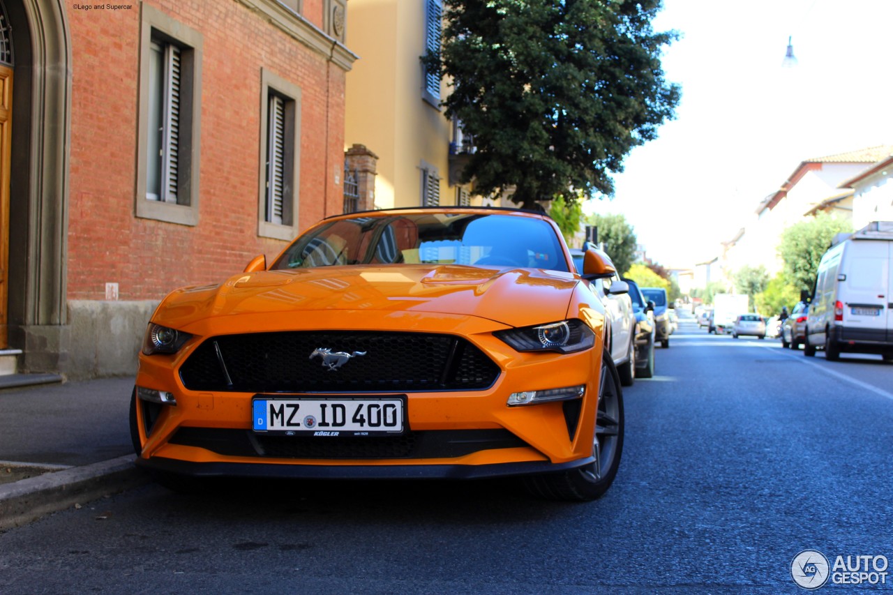 Ford Mustang GT Convertible 2018