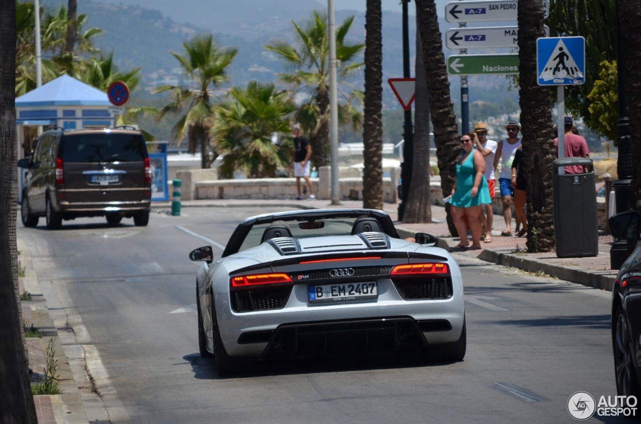 Audi R8 V10 Plus Spyder 2017