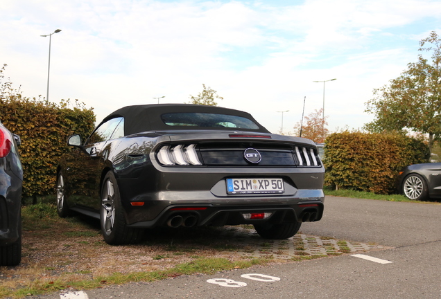 Ford Mustang GT Convertible 2018