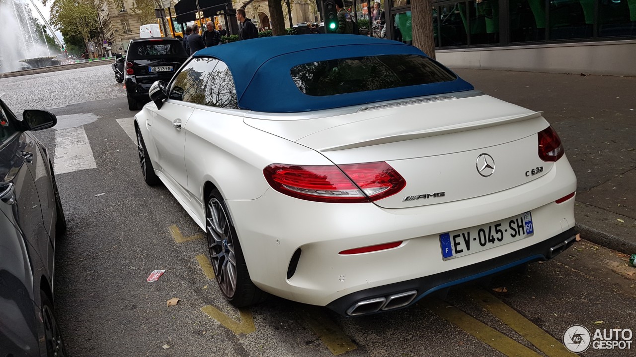 Mercedes-AMG C 63 S Convertible A205 Ocean Blue Edition