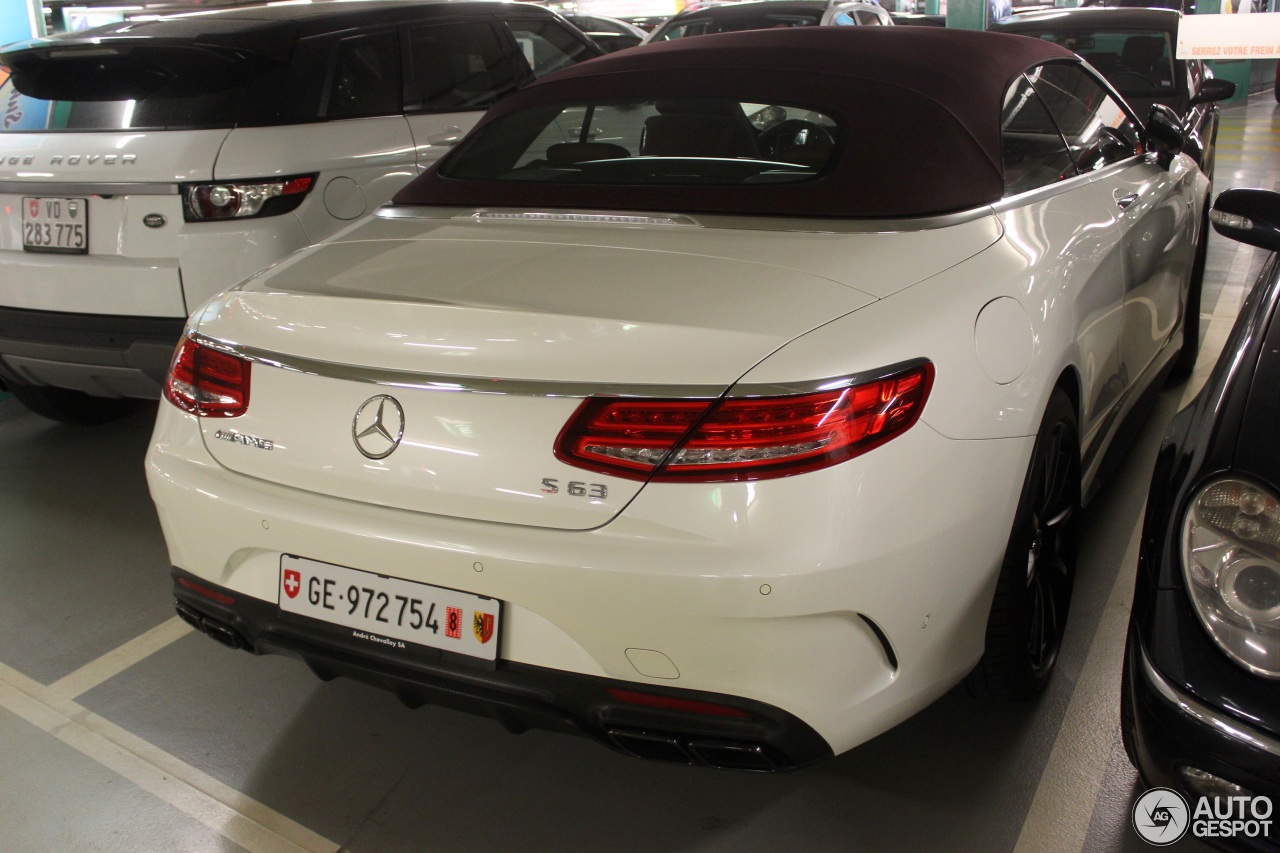 Mercedes-AMG S 63 Convertible A217