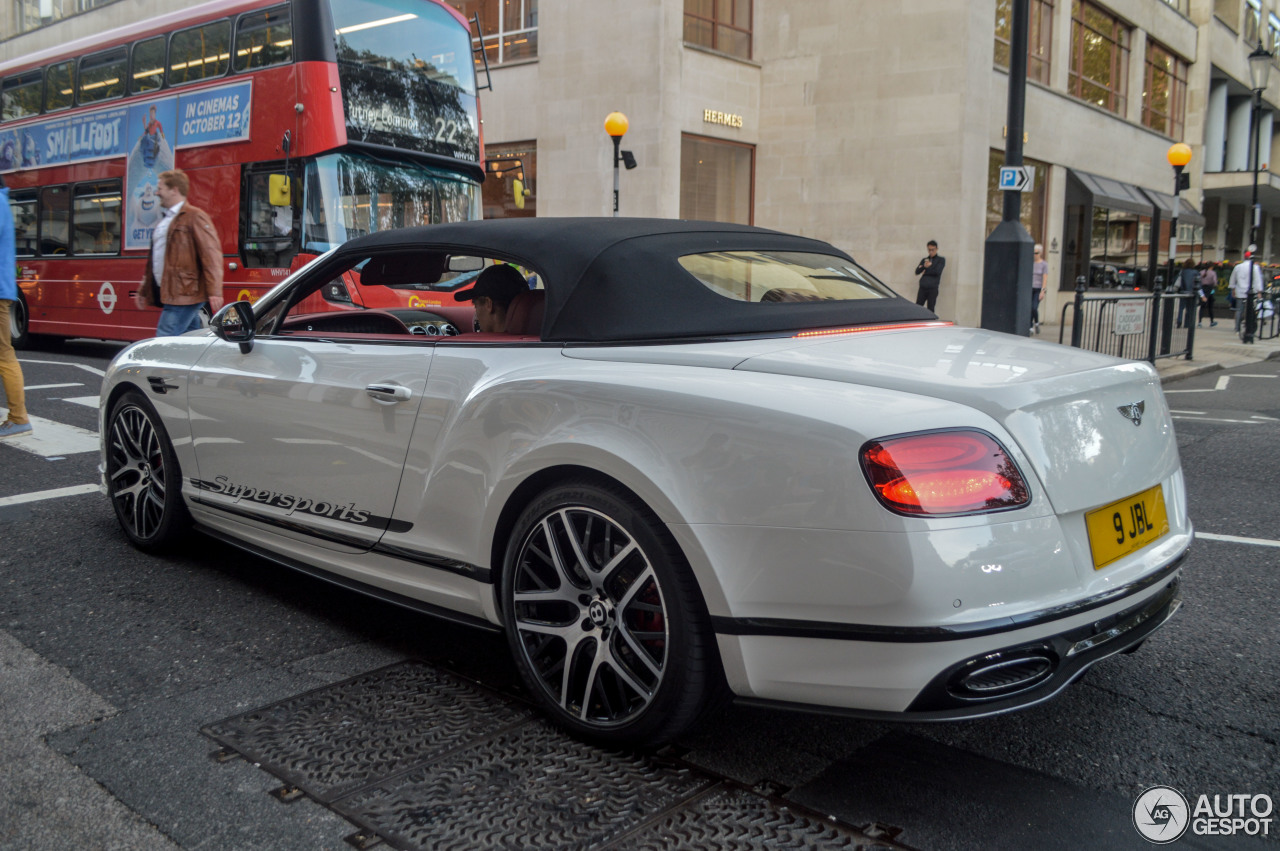 Bentley Continental Supersports Convertible 2018