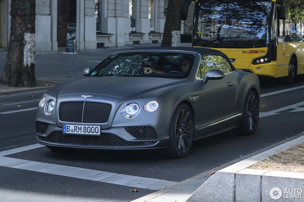 Bentley Continental GTC Speed 2016