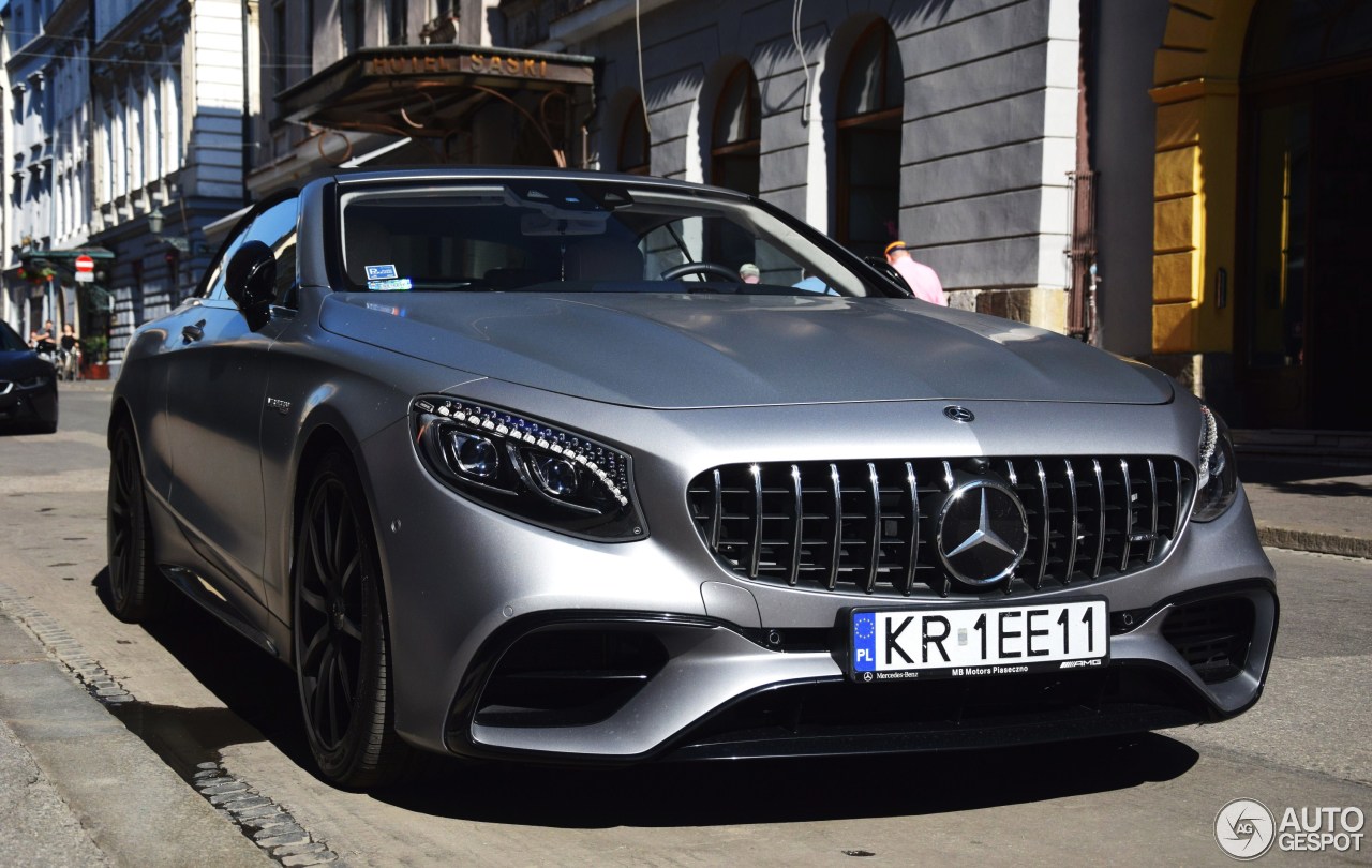 Mercedes-AMG S 63 Convertible A217 2018