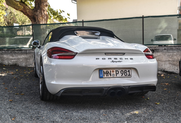 Porsche 981 Boxster Spyder