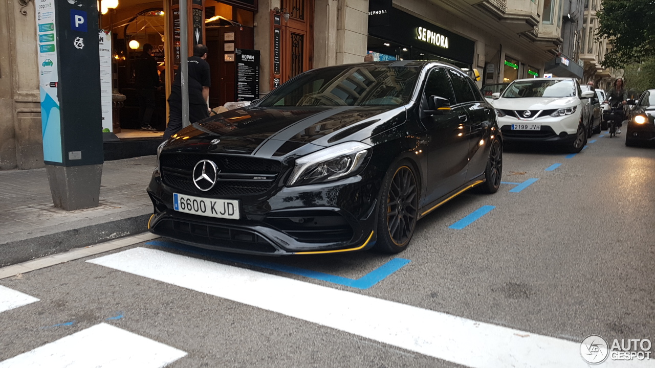 Mercedes-AMG A 45 W176 Yellow Night Edition