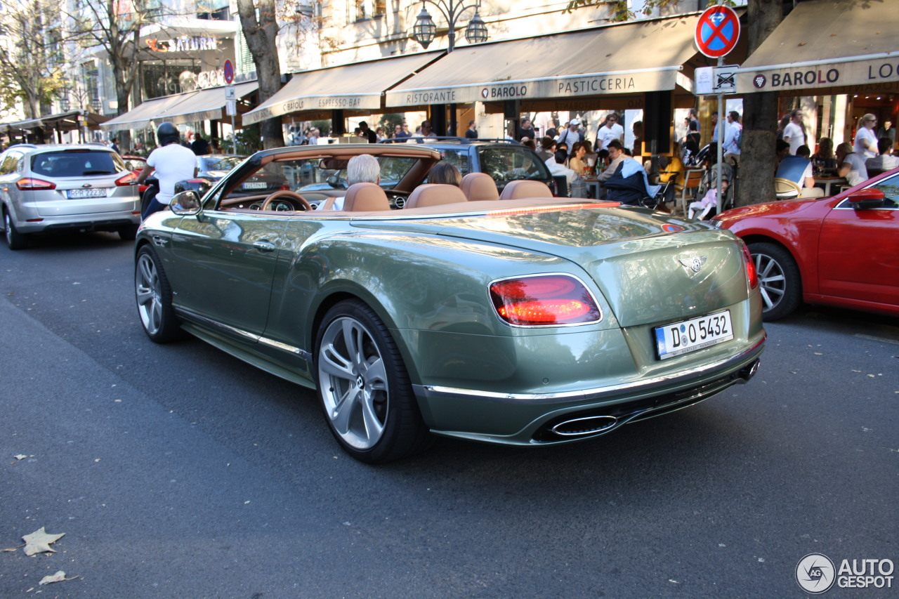 Bentley Continental GTC Speed 2016