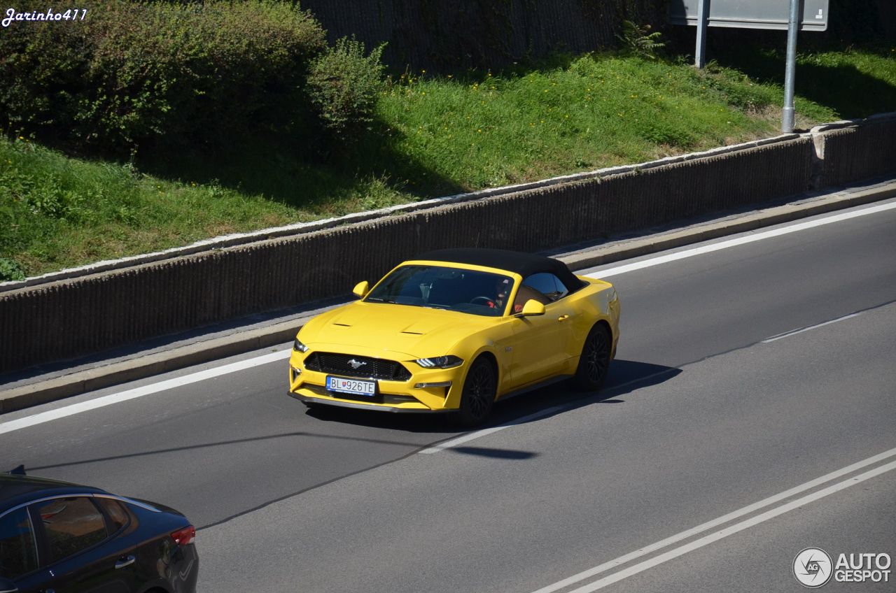 Ford Mustang GT Convertible 2018