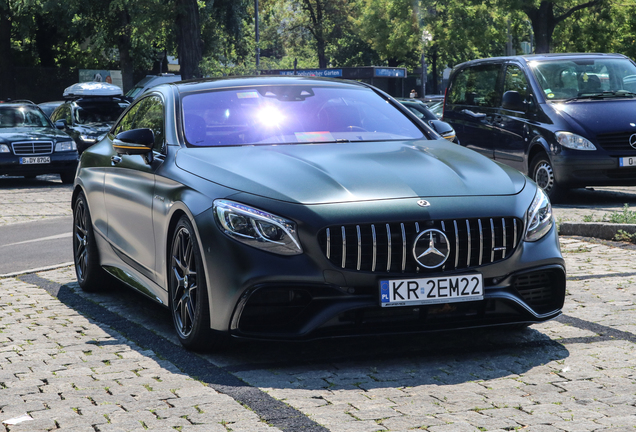 Mercedes-AMG S 63 Coupé C217 2018 Yellow Night Edition