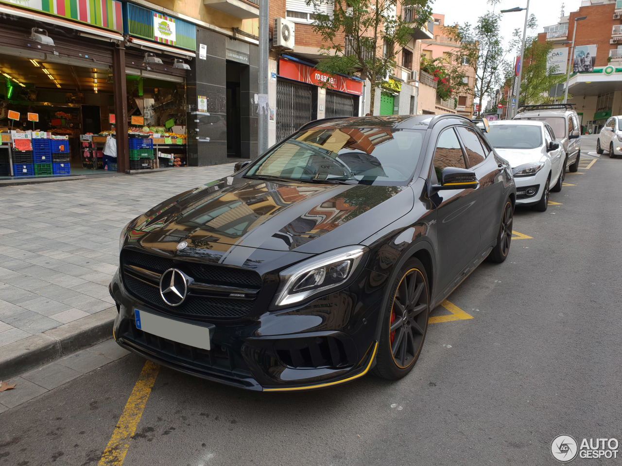 Mercedes-AMG GLA 45 X156 Yellow Night Edition