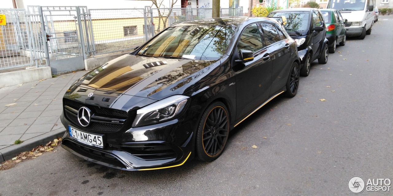 Mercedes-AMG A 45 W176 Yellow Night Edition