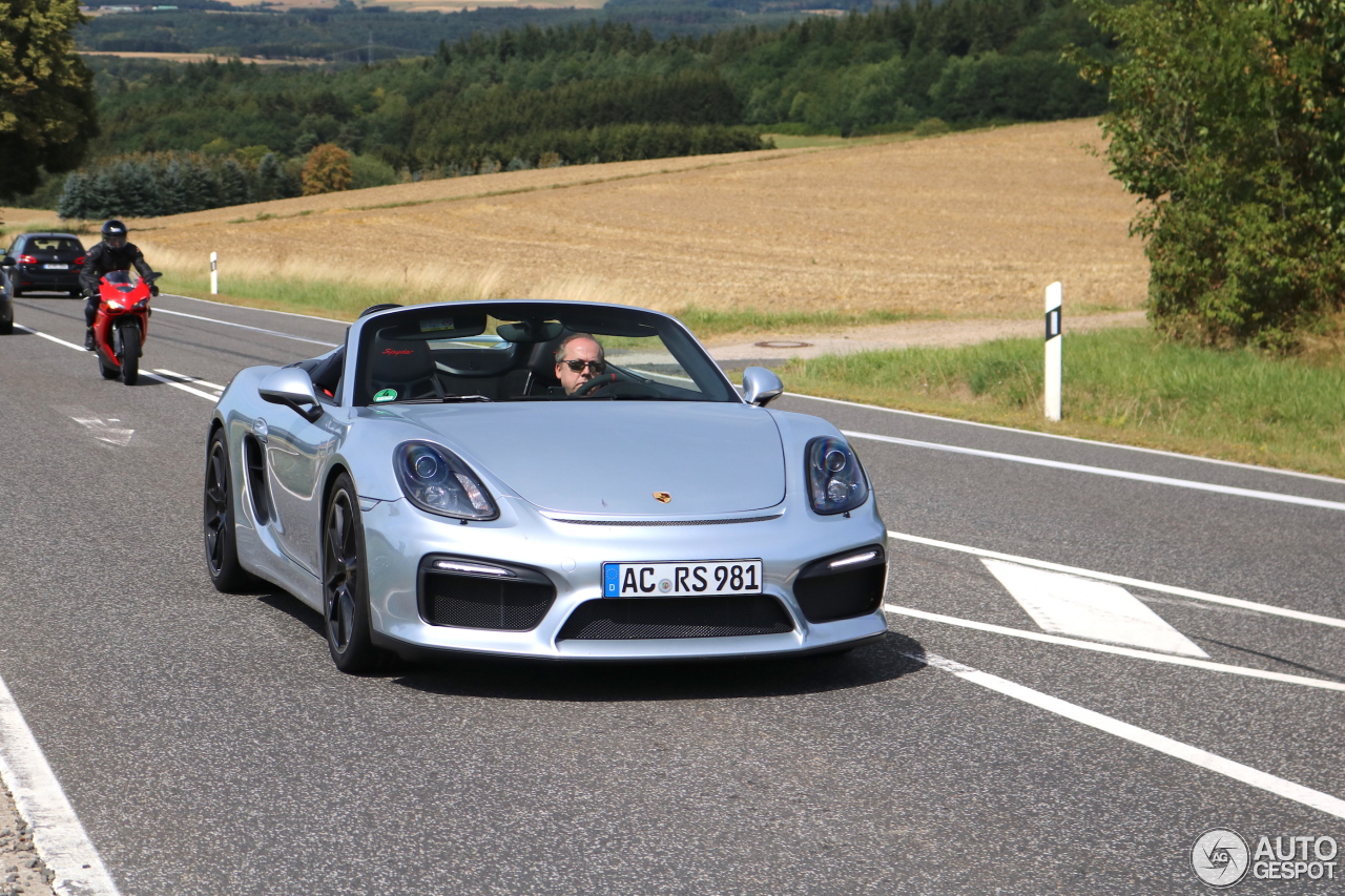 Porsche 981 Boxster Spyder