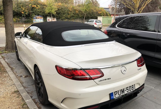 Mercedes-AMG S 63 Convertible A217 2018