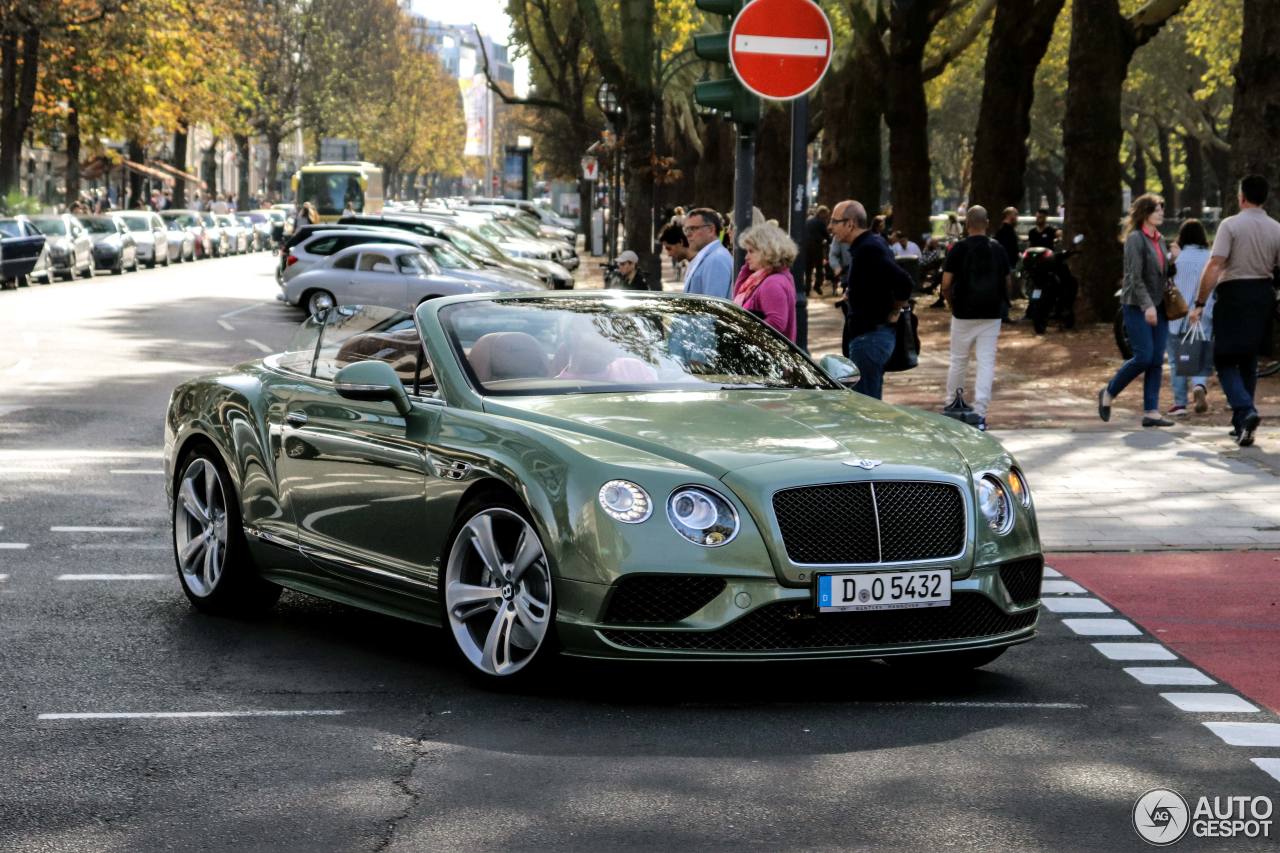 Bentley Continental GTC Speed 2016