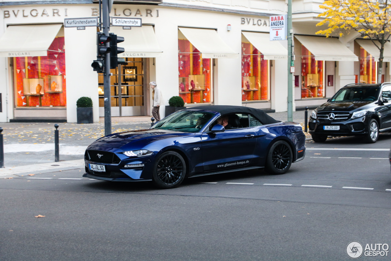 Ford Mustang GT Convertible 2018