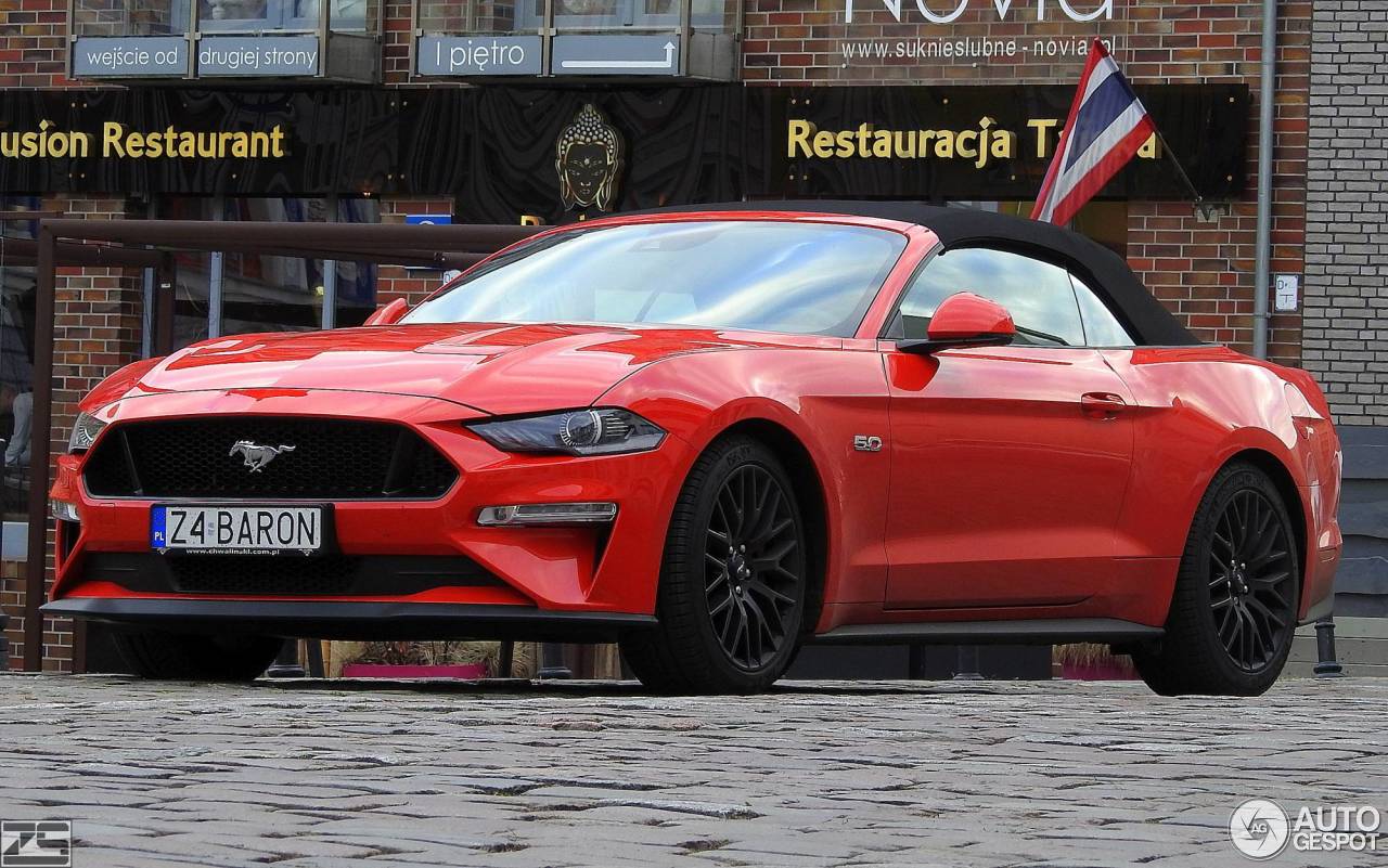 Ford Mustang GT Convertible 2018