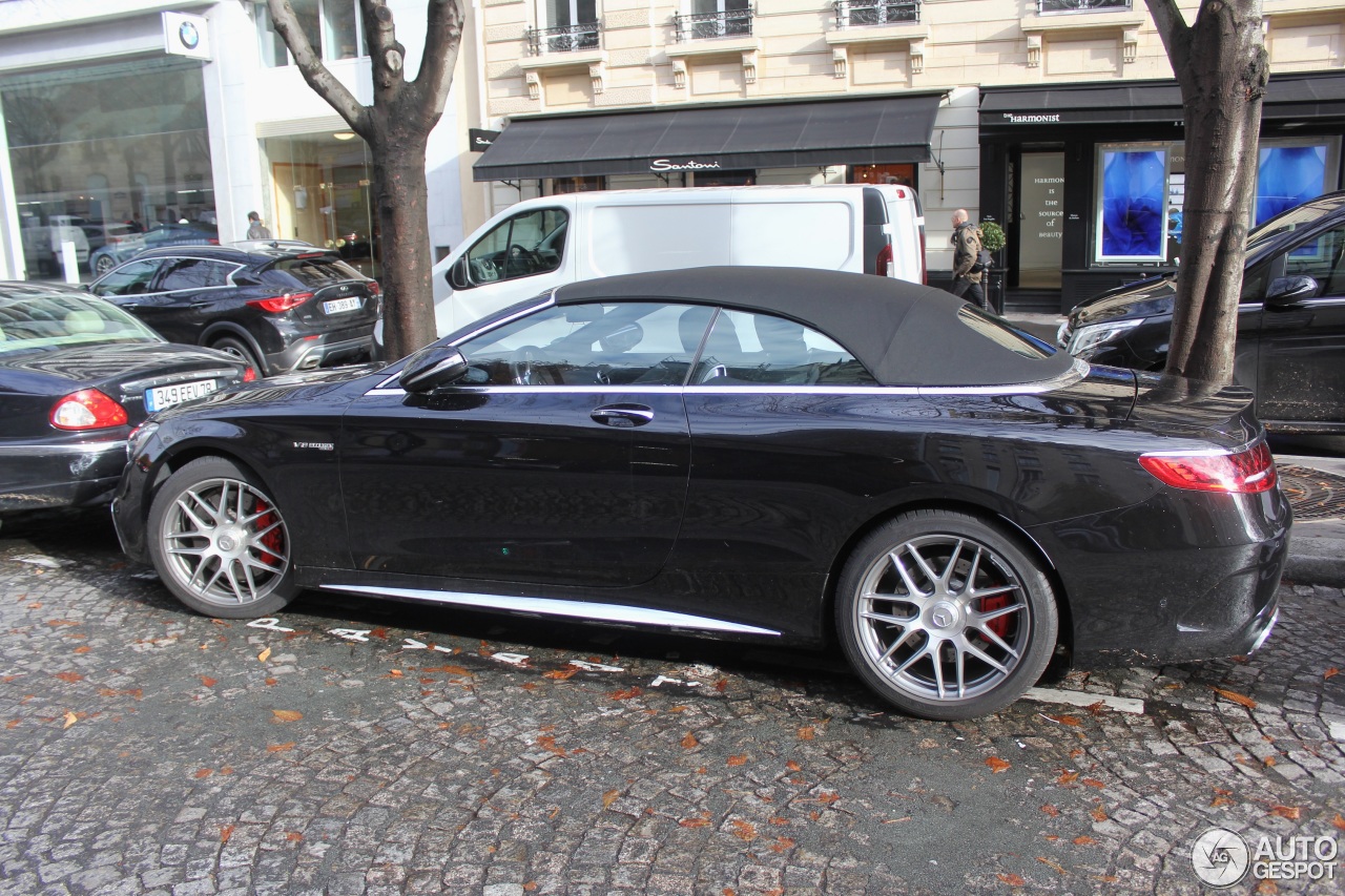 Mercedes-AMG S 63 Convertible A217 2018