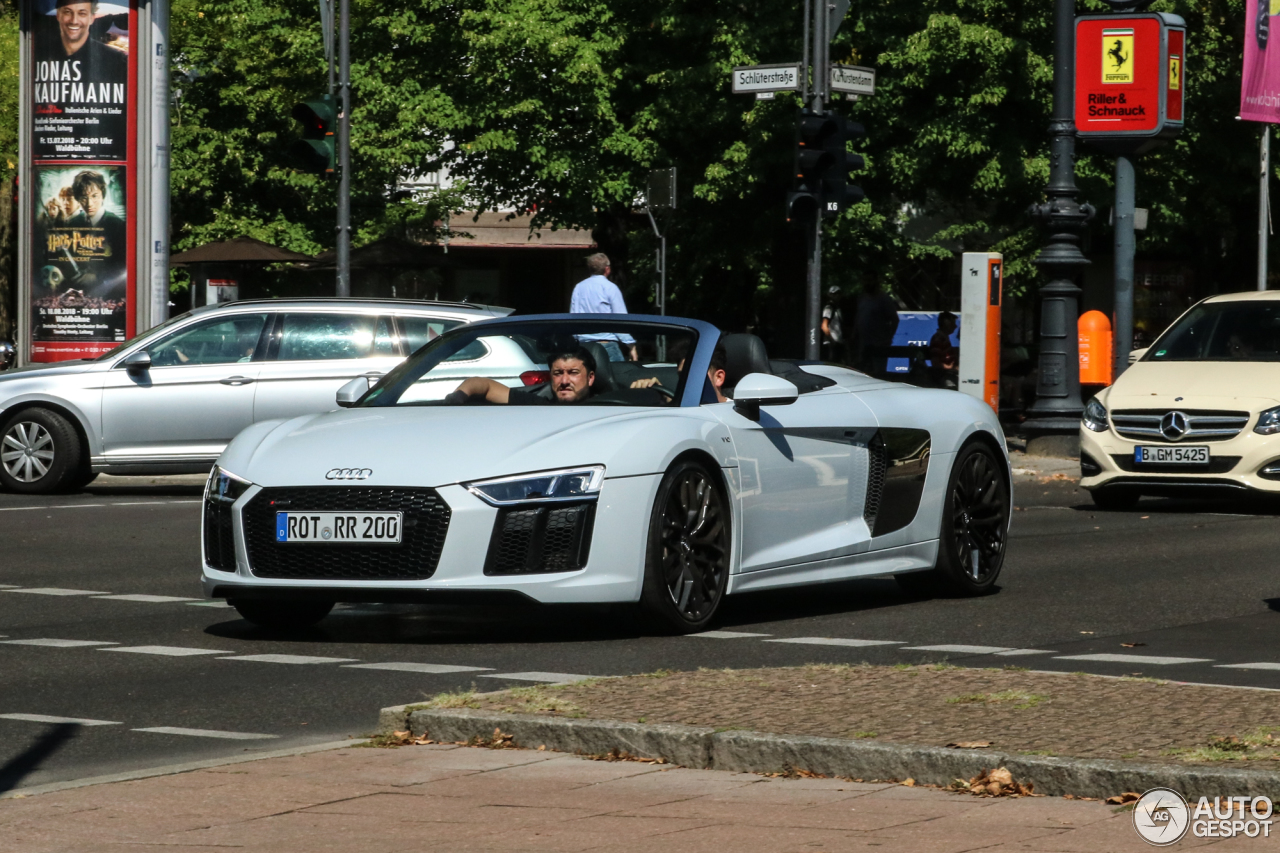 Audi R8 V10 Spyder 2016