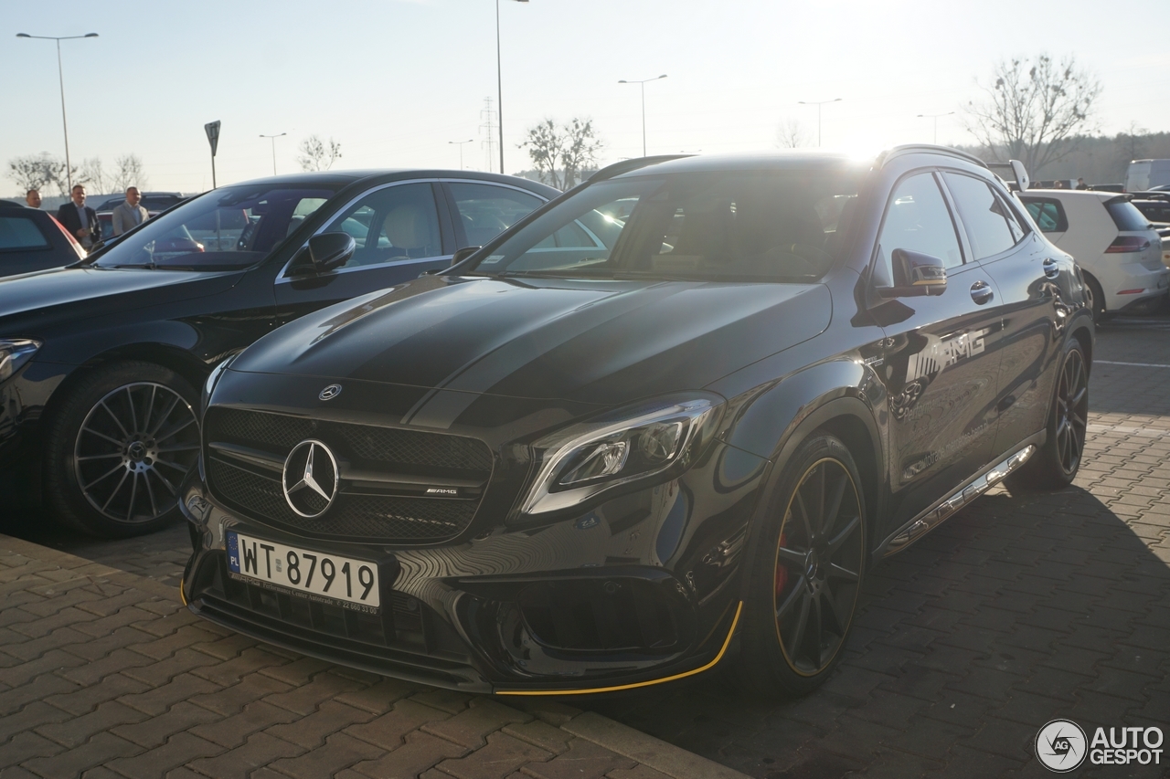 Mercedes-AMG GLA 45 X156 Yellow Night Edition