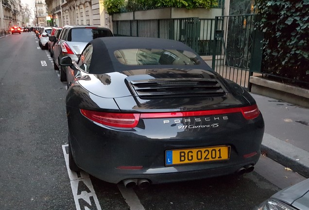 Porsche 991 Carrera 4S Cabriolet MkI