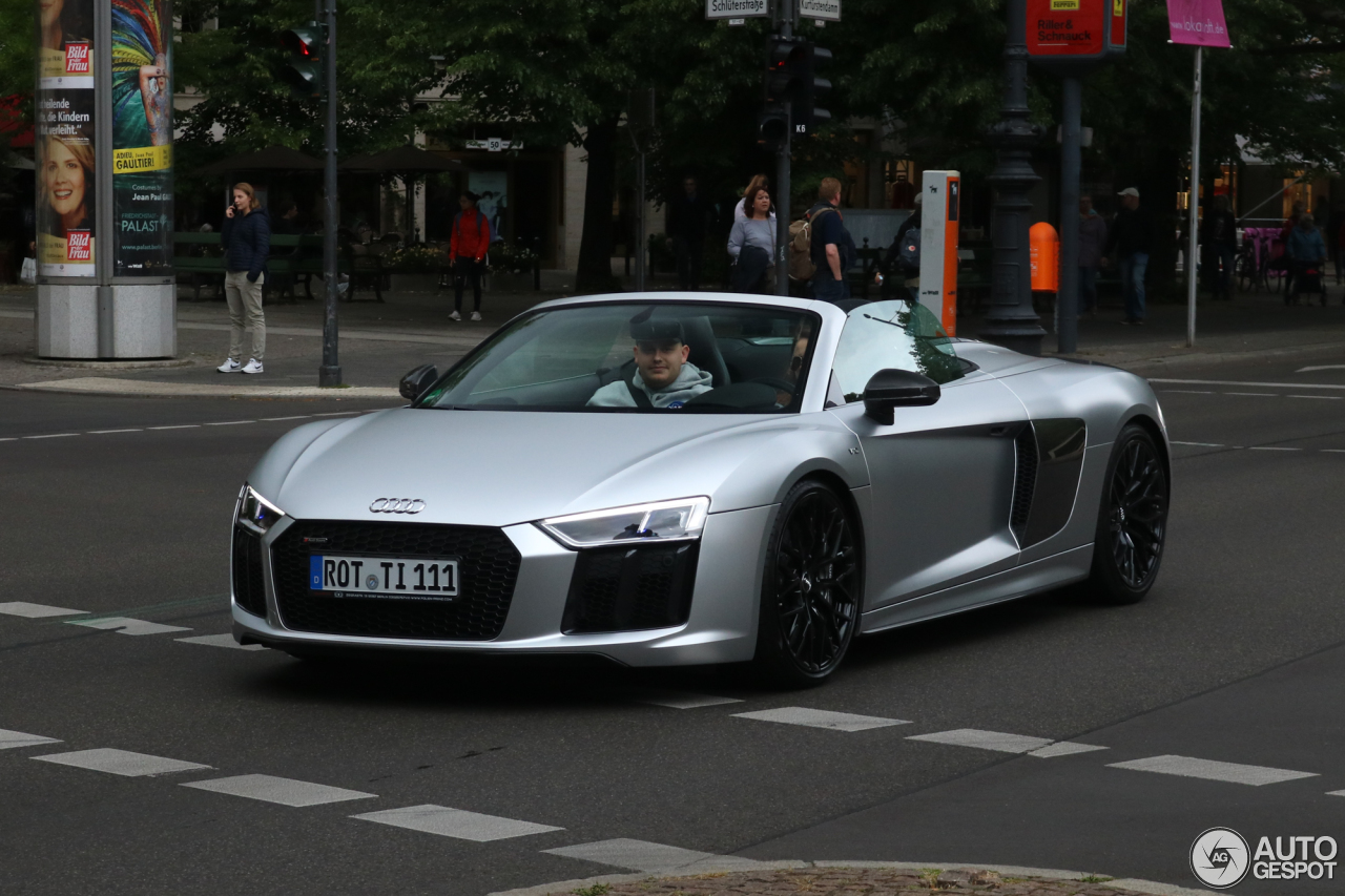 Audi R8 V10 Plus Spyder 2017