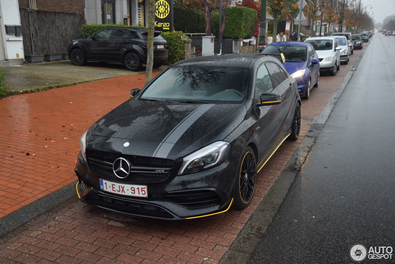 Mercedes-AMG A 45 W176 Yellow Night Edition