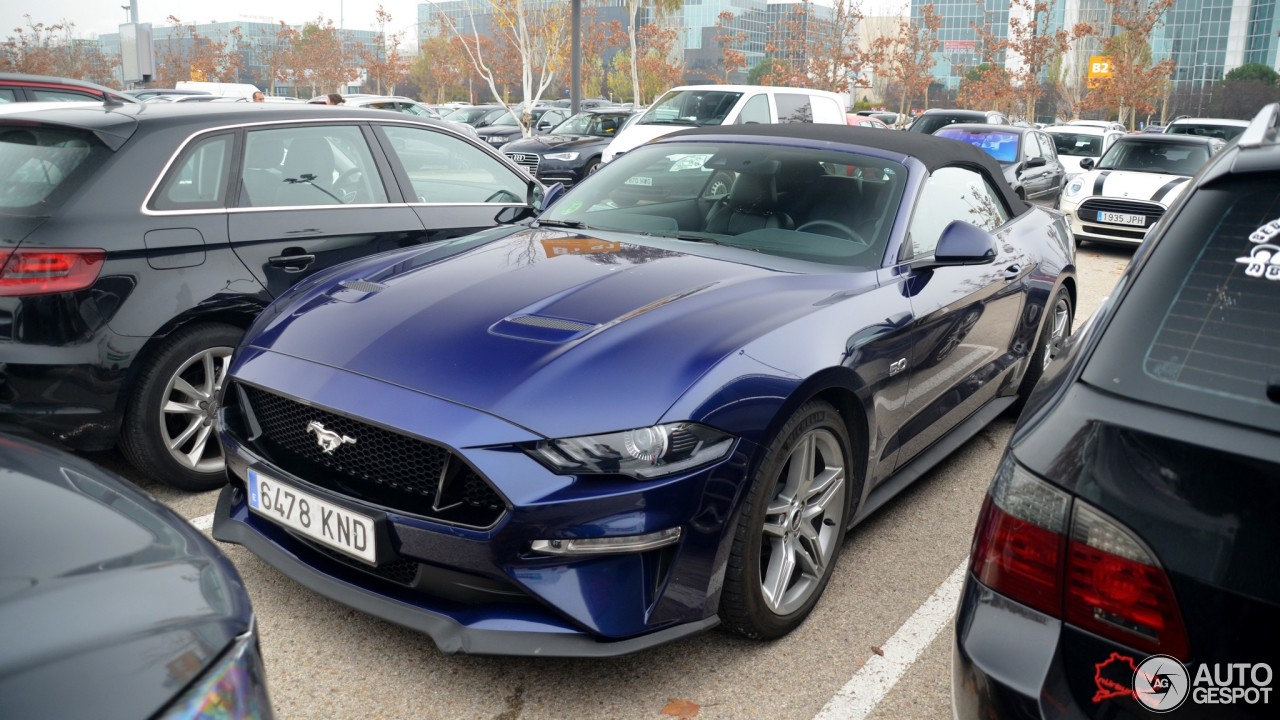 Ford Mustang GT Convertible 2018