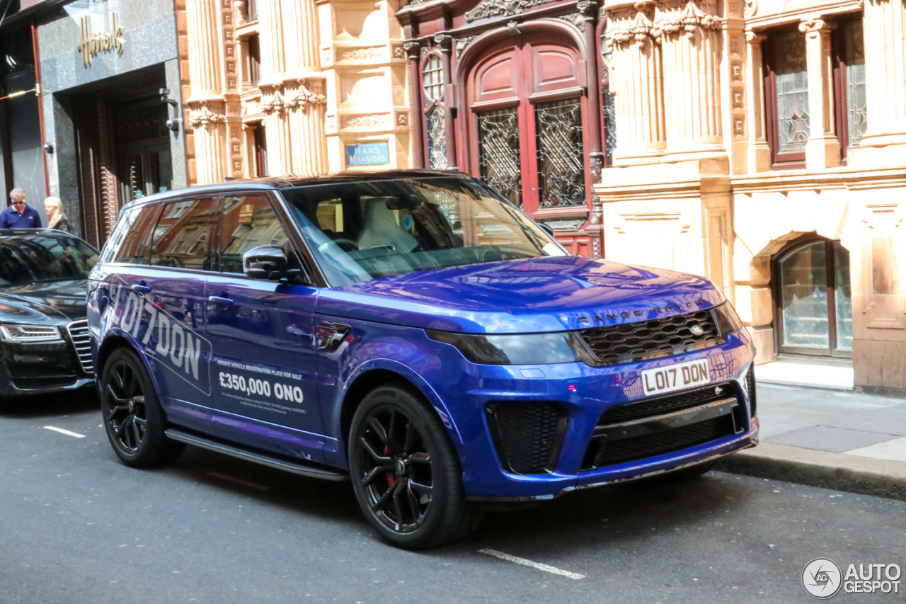 Land Rover Range Rover Sport SVR 2018