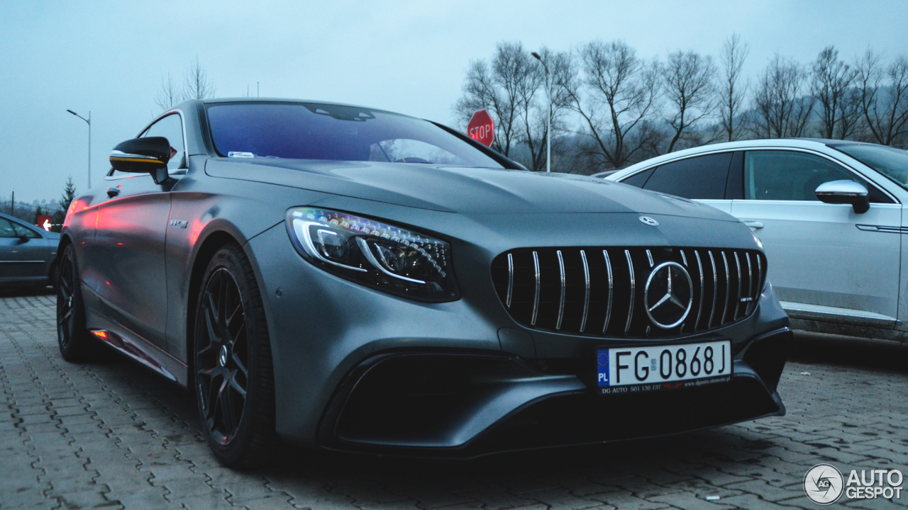 Mercedes-AMG S 63 Coupé C217 2018 Yellow Night Edition