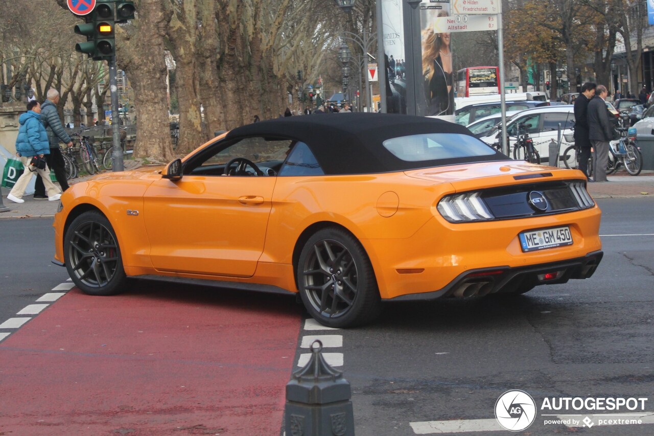 Ford Mustang GT Convertible 2018