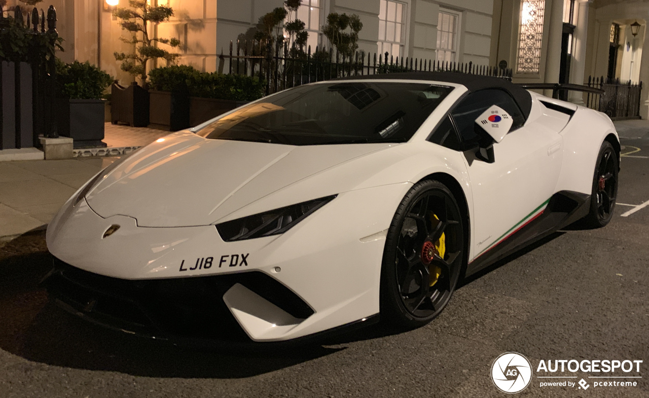 Lamborghini Huracán LP640-4 Performante Spyder