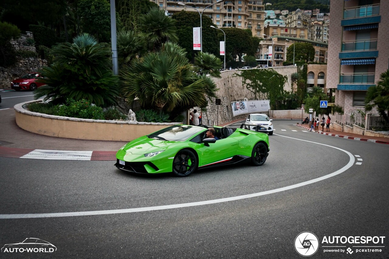 Lamborghini Huracán LP640-4 Performante Spyder