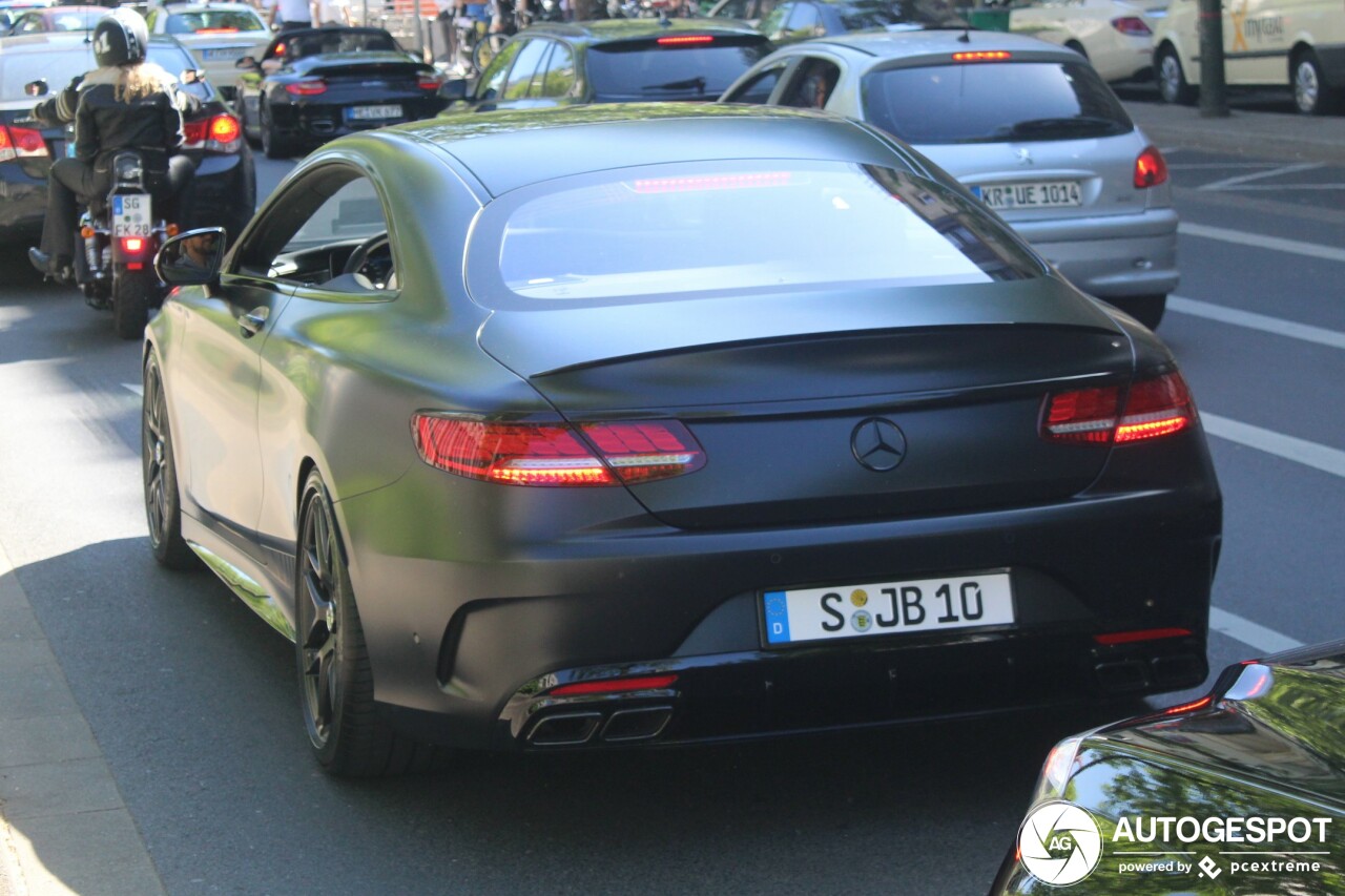 Mercedes-AMG S 63 Coupé C217 2018 Yellow Night Edition