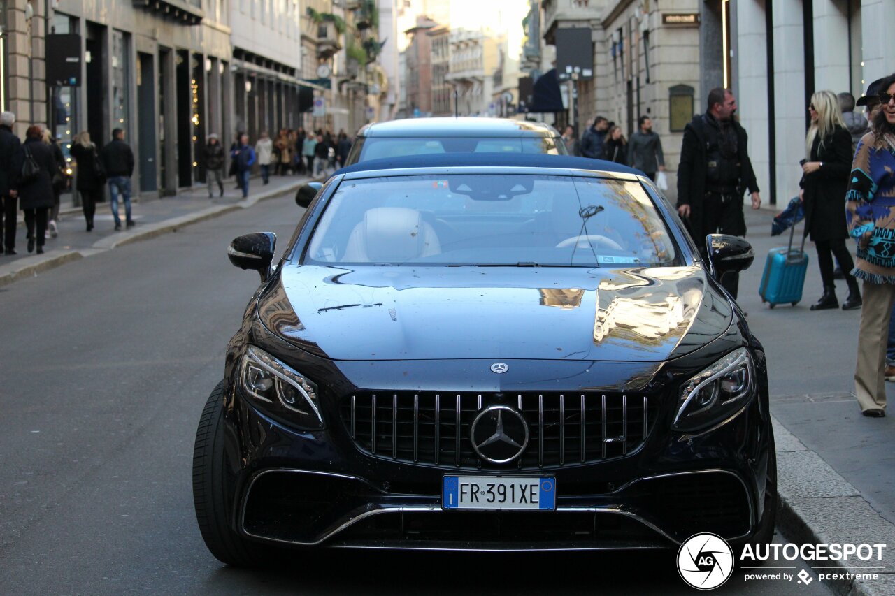 Mercedes-AMG S 63 Convertible A217 2018