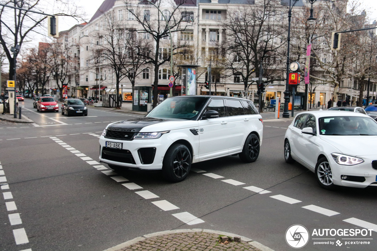 Land Rover Range Rover Sport SVR 2018 Carbon Edition