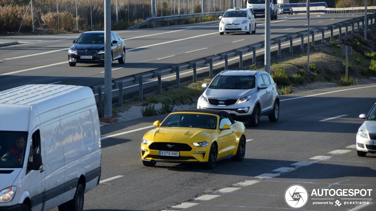 Ford Mustang GT Convertible 2018