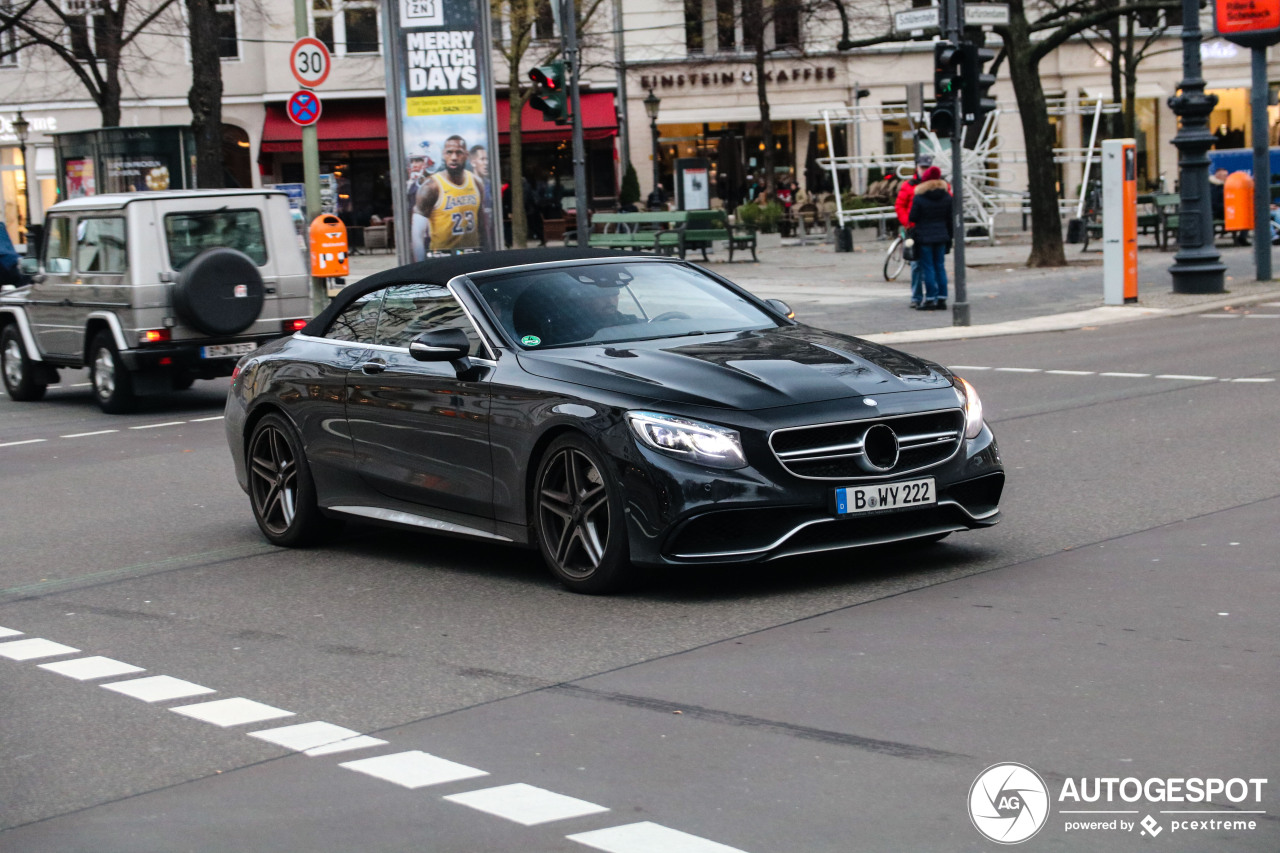 Mercedes-AMG S 63 Convertible A217