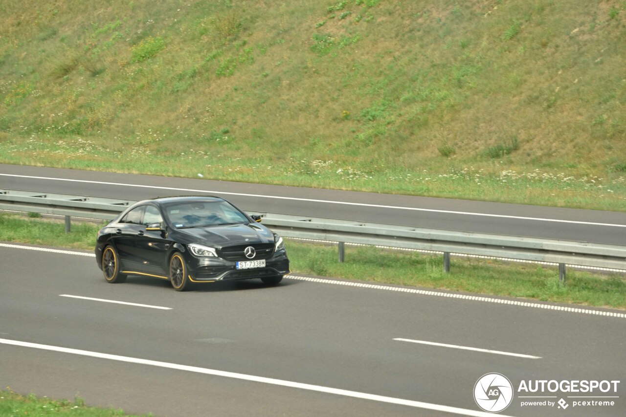 Mercedes-AMG CLA 45 C117 Yellow Night Edition