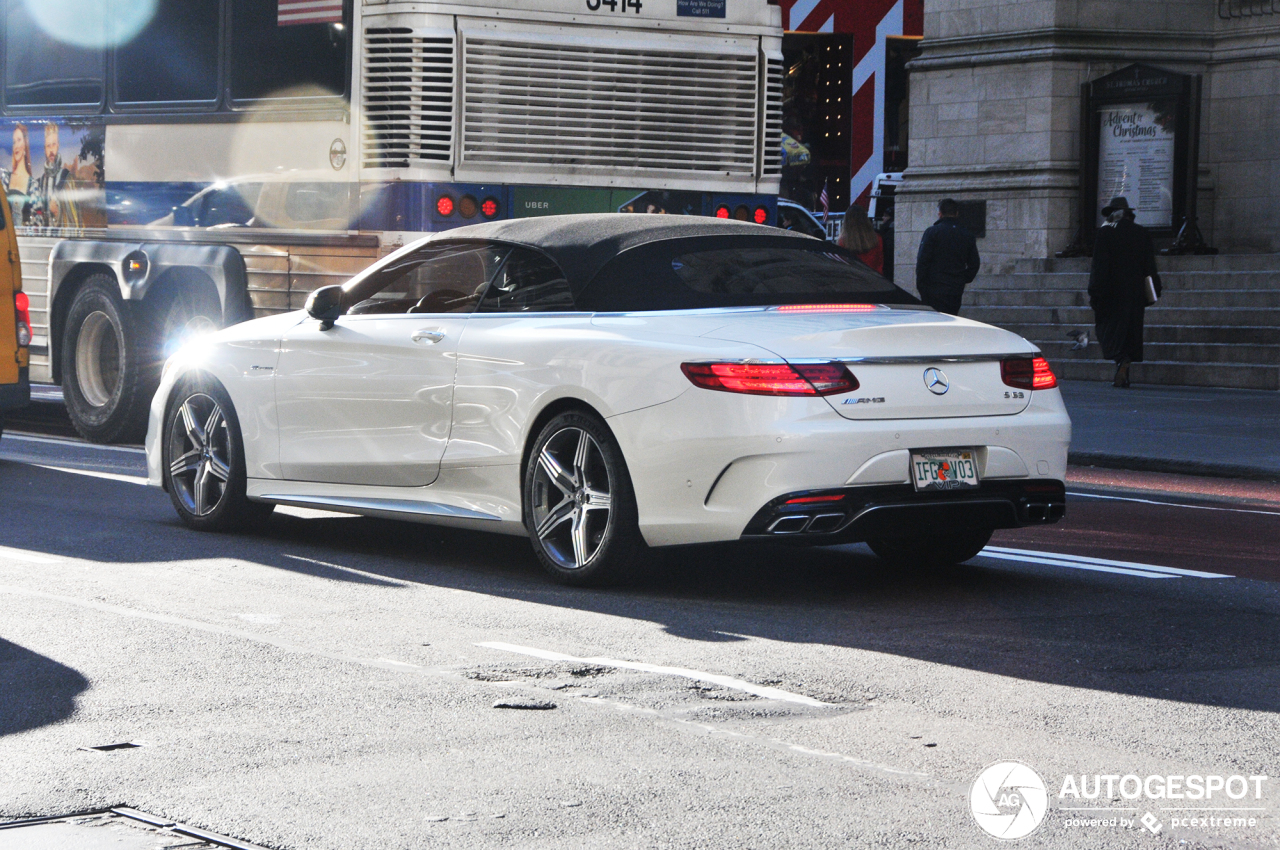 Mercedes-AMG S 63 Convertible A217