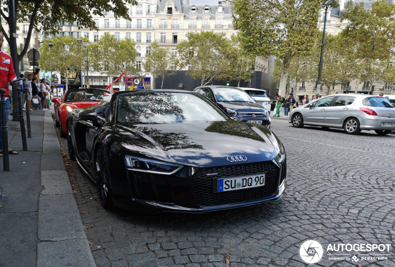 Audi R8 V10 Plus Spyder 2017