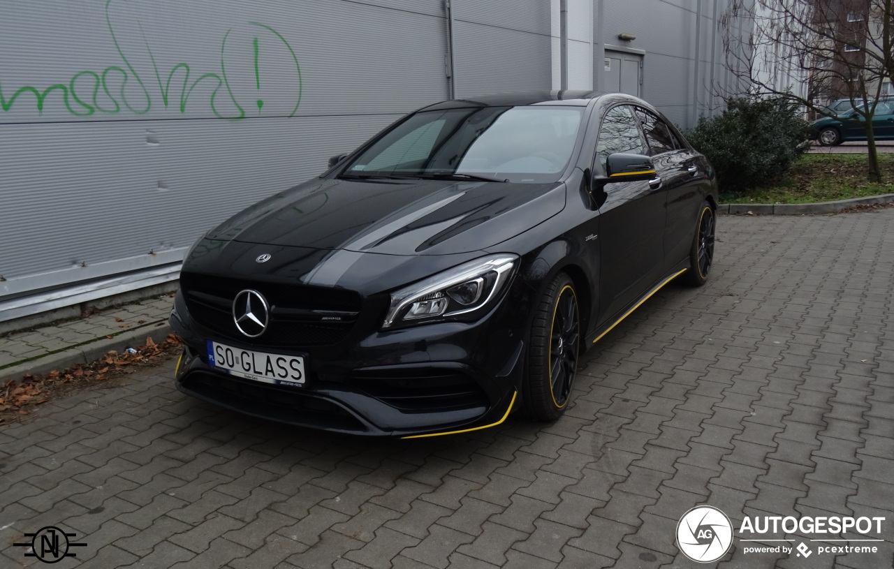 Mercedes-AMG CLA 45 C117 Yellow Night Edition