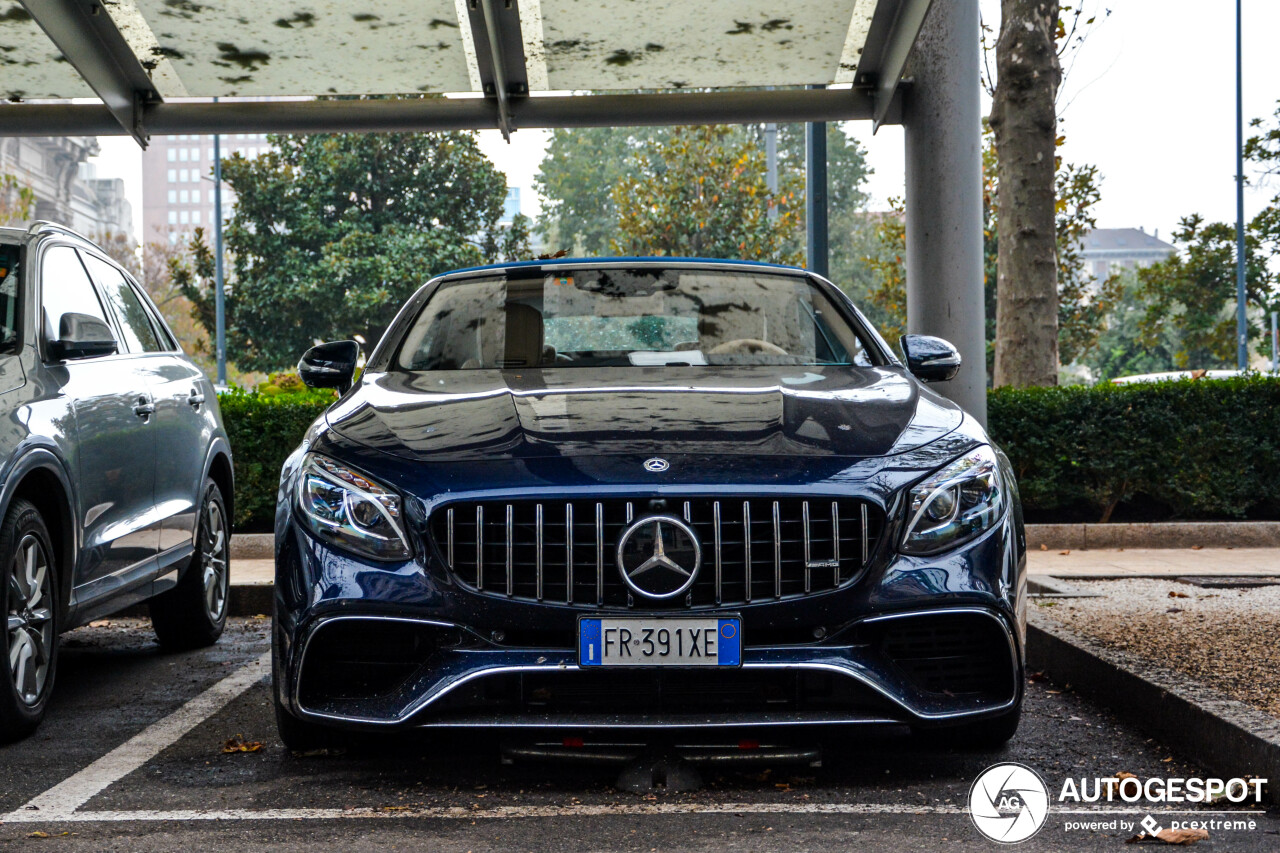 Mercedes-AMG S 63 Convertible A217 2018