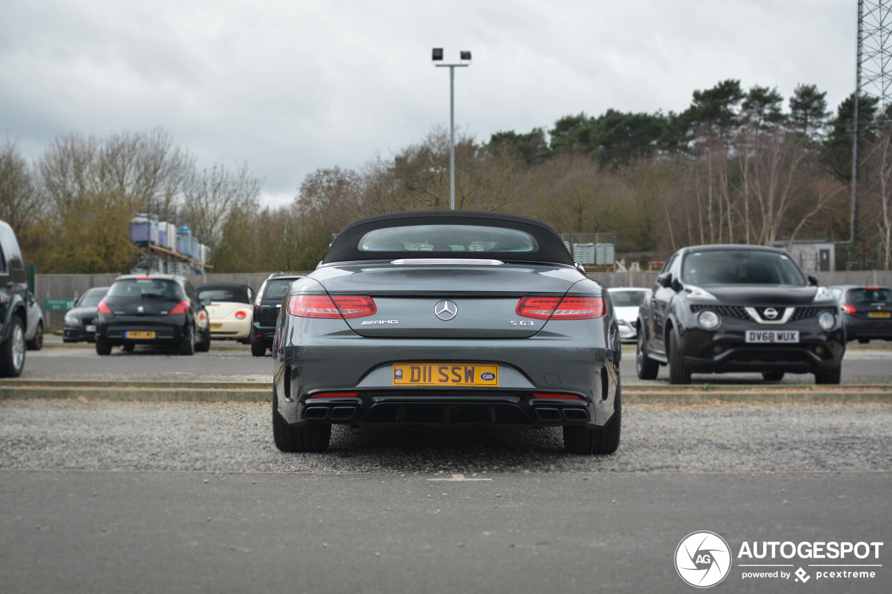 Mercedes-AMG S 63 Convertible A217