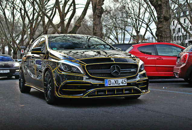 Mercedes-AMG A 45 W176 Yellow Night Edition