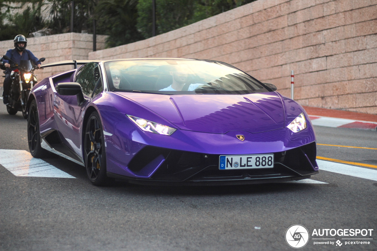 Lamborghini Huracán LP640-4 Performante Spyder