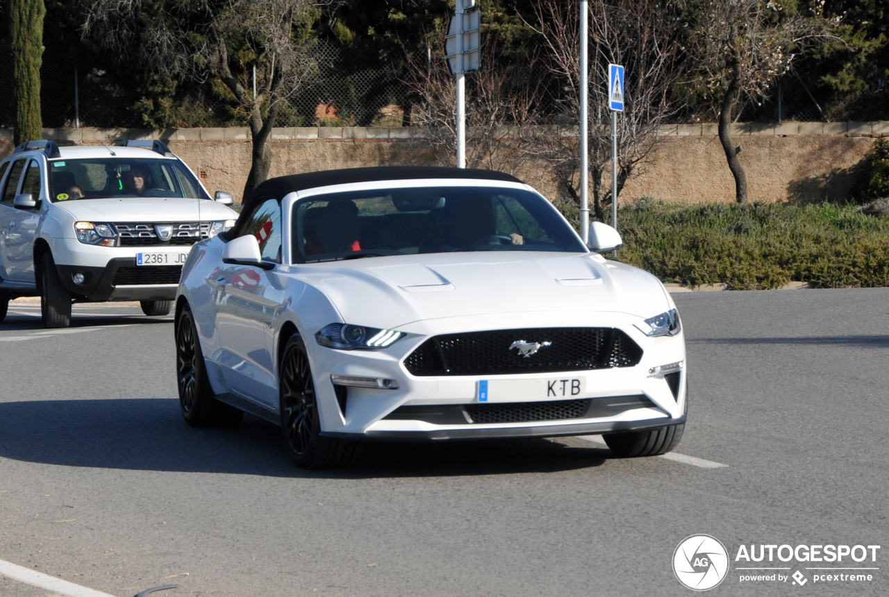 Ford Mustang GT Convertible 2018