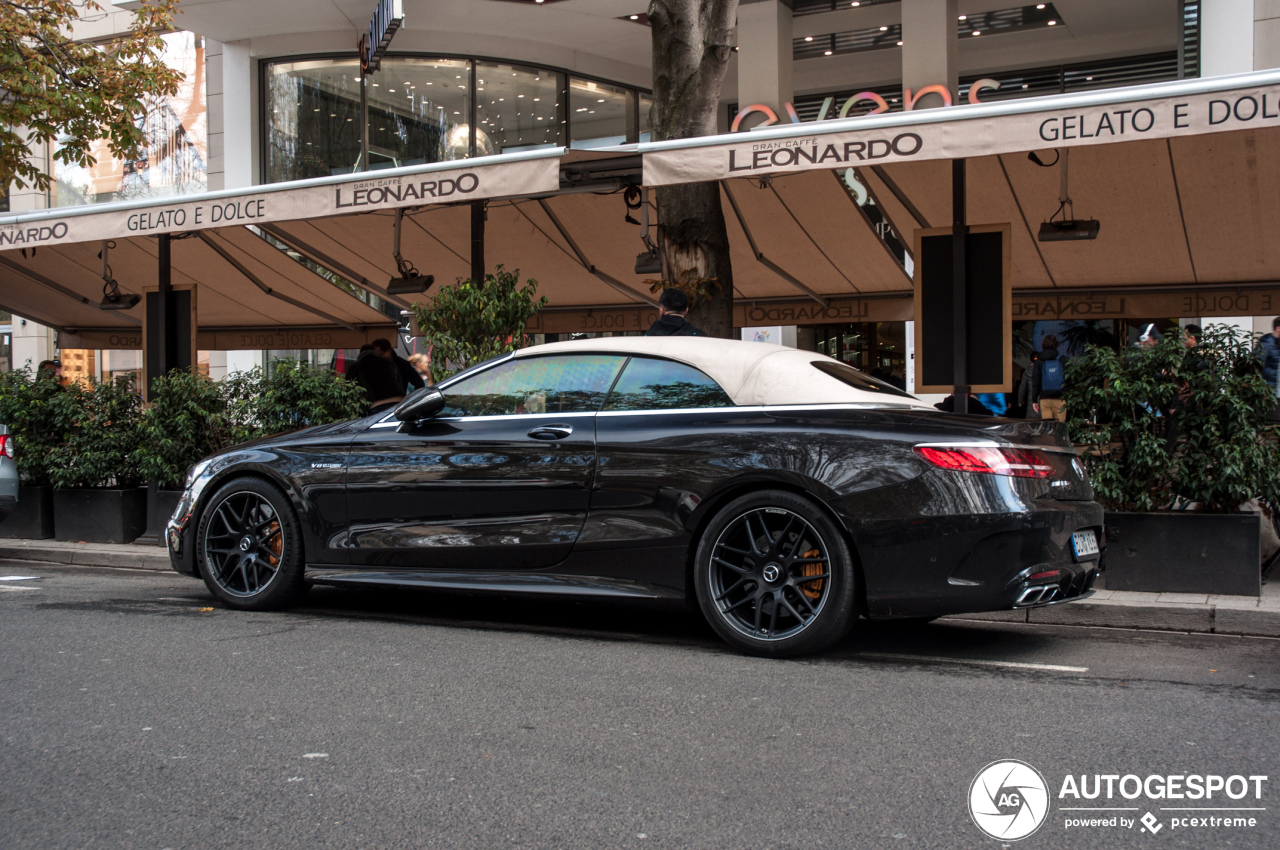 Mercedes-AMG S 63 Convertible A217 2018