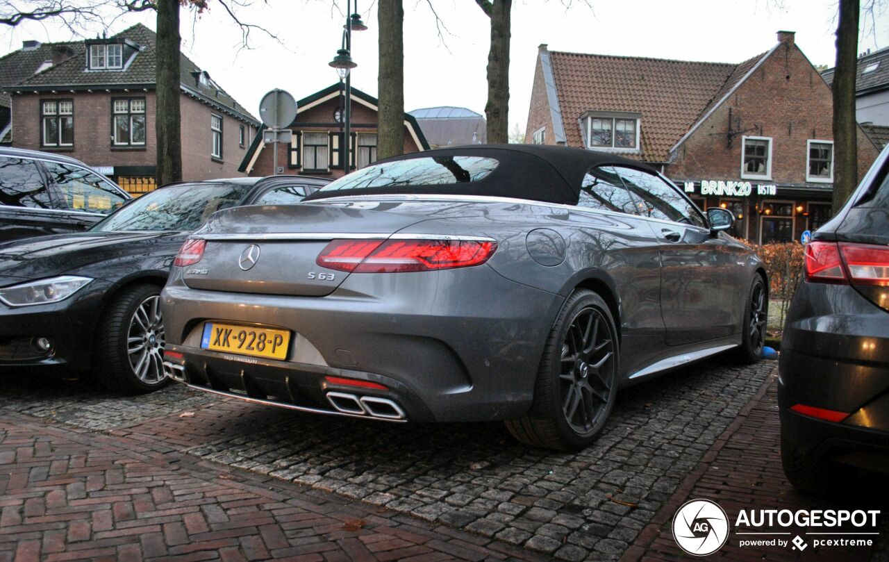 Mercedes-AMG S 63 Convertible A217 2018